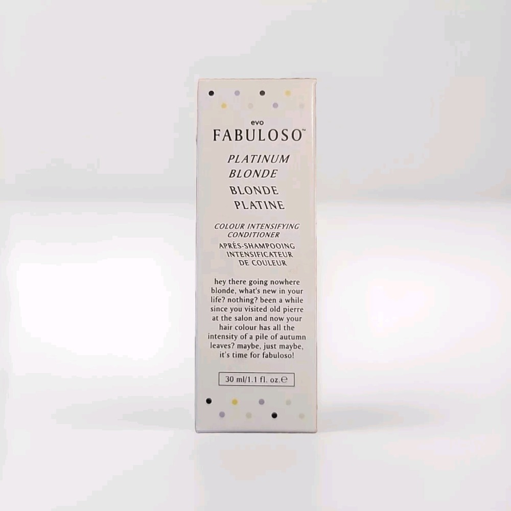 Evo Fabuloso Color Boosting Treatment‎ 1.1 fl oz Platinum Blonde Travel Size